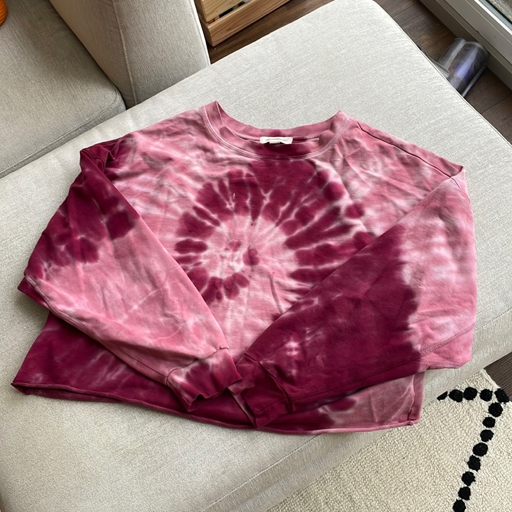 Cotton Tie Dye Oversized Sweater Size S Nordstrom
